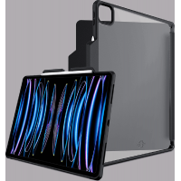 Folio Renforcée Apple iPad Pro 12.9" Hybrid Solid R 100% Plastique recyclé Contour noir Itskins