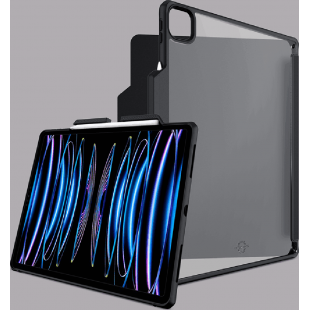 Folio Renforcée Apple iPad Pro 12.9" Hybrid Solid R 100% Plastique recyclé Contour noir Itskins