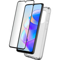Pack Honor X7a Coque Transparente + Verre trempé Bigben