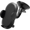 Support Voiture Ajustable 2 en 1 sur Pare-brise + Ventilation Noir - 100% Plastique recyclé Bigben
