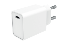 Chargeur maison USB C PD 20W Power Delivery Blanc WOW