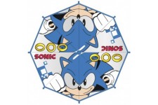 Lot de 4 : Sonic The Hedgehog bubble manual umbrella 45cm
