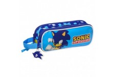 Sonic The Hedgehog doble pencil case