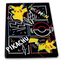 Pokemon Pikachu A4 folder with flaps