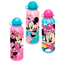 Lot de 12 : Disney Minnie aluminium bottle 500ml assorted