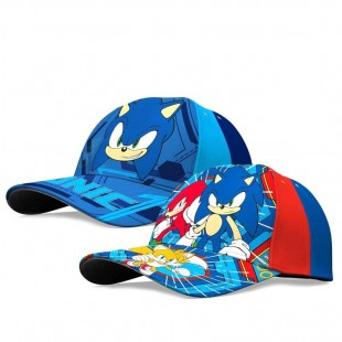 Pack 8 caps Sonic The Hedgehog assorted