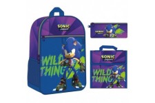Sonic Prime Rucksack + lunch box + backpack 42cm