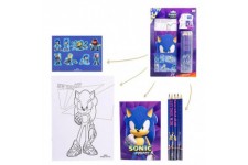 Sonic Prime Colouring stationery set