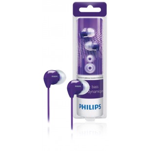 Philips SHE3590 in-ear headphone purple