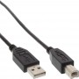 Câble InLine® USB 2.0 de type A mâle à B mâle noir 5m