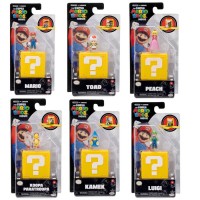 Pack 6 figures Super Mario Bros The Movie assorted