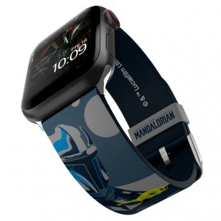 Star Wars The Mandalorian Beskar Armor & Yoda the Child Smartwatch strap + face designs