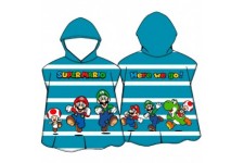 Super Mario Bros Here We Go Super microfibre poncho towel