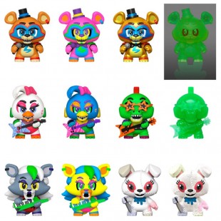 Lot de 12 : Assorted Mystery Minis Friday Night at Freddys Security Breach