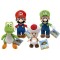 Display 12 plush toys Super Mario Bros assorted 20cm