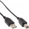 Câble InLine® USB 2.0 de type A mâle à B mâle noir 7m