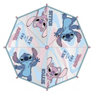 Lot de 4 : Disney Stitch bubble manual umbrella 45cm