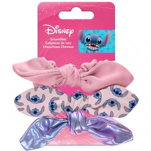 Pack 12 set of 3 bow scrunchies Disney Stitch