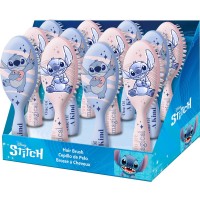 Display 12 Hair brushes Disney Stitch assorted