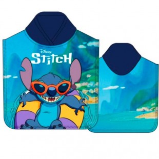 Disney Stitch microfibre poncho towel