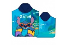 Disney Stitch microfibre poncho towel