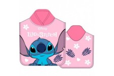 Disney Stitch microfibre poncho towel