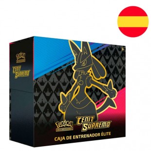 Spanish Pokemon Sword and Shield Cenit Supremo Trainer Collectible card game box