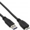 Câble InLine® USB 3.0 Type A mâle à Micro B mâle noir 3m
