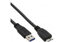 Câble InLine® USB 3.0 Type A mâle à Micro B mâle noir 5m