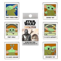 Display 12 Blind Box Enamel Pin Loungefly Star Wars The Mandalorian Yoda the Child assorted