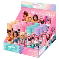 Display 20 Wow Generation flavoured lip balms assorted