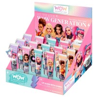 Display 20 lip glosses assorted Wow Generation