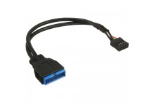 InLine® USB 2.0 à 3.0 interne En-tête USB 2.0 vers USB 3.0 interne 0,15 m