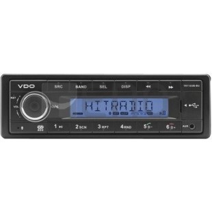 VDO TR723UB-BU FM RDS TUNER USB / AUX / BT 24V Shorthaft