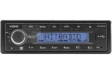 VDO TR723UB-BU FM RDS TUNER USB / AUX / BT 24V Shorthaft