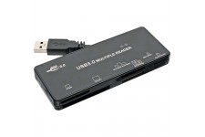 Lecteur de cartes Super Multi InLine® USB 3.0 tout-en-un noir