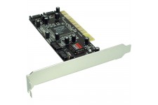 Carte d'interface, InLine®, SATA RAID carte contrôleur 4-Kanal, PCI