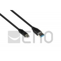 Bonnes connexions USB 3.2 Gen2 sur USB-C 10GBit / s Cu 1M noir
