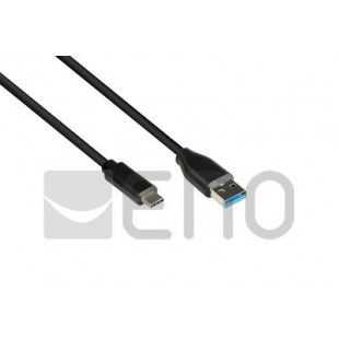 Bonnes connexions USB 3.2 Gen2 sur USB-C 10GBit / s Cu 1M noir