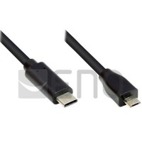 Bonnes connexions USB 2.0 sur USB-C CU 2M noir