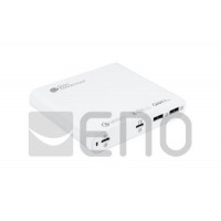 Bonnes connexions USB Desktop-Sparkladestation 120W 4port White