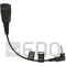 Câble de casque Jabra QD Sous-mini-min 2,5 mm Jack