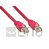 Bonnes connexions Patch Cable Cat6 S / FTP 0,50m rouge 250 MHz