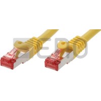 Bonnes connexions Patch Cable Cat6 S / FTP 1M jaune 250 MHz