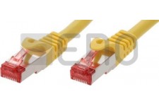 Bonnes connexions Patch Cable Cat6 S / FTP 1M jaune 250 MHz