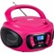 Bigben CD62 Portable CD Radio USB BT Pink