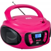 Bigben CD62 Portable CD Radio USB BT Pink