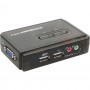 KVM Commutateur, InLine®, 2 x, USB, avec Audio