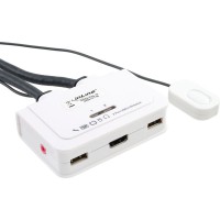 Commutateur KVM InLine® HDMI USB 2 ports avec audio