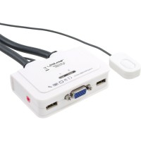 Commutateur KVM InLine® 2 ports VGA USB avec audio